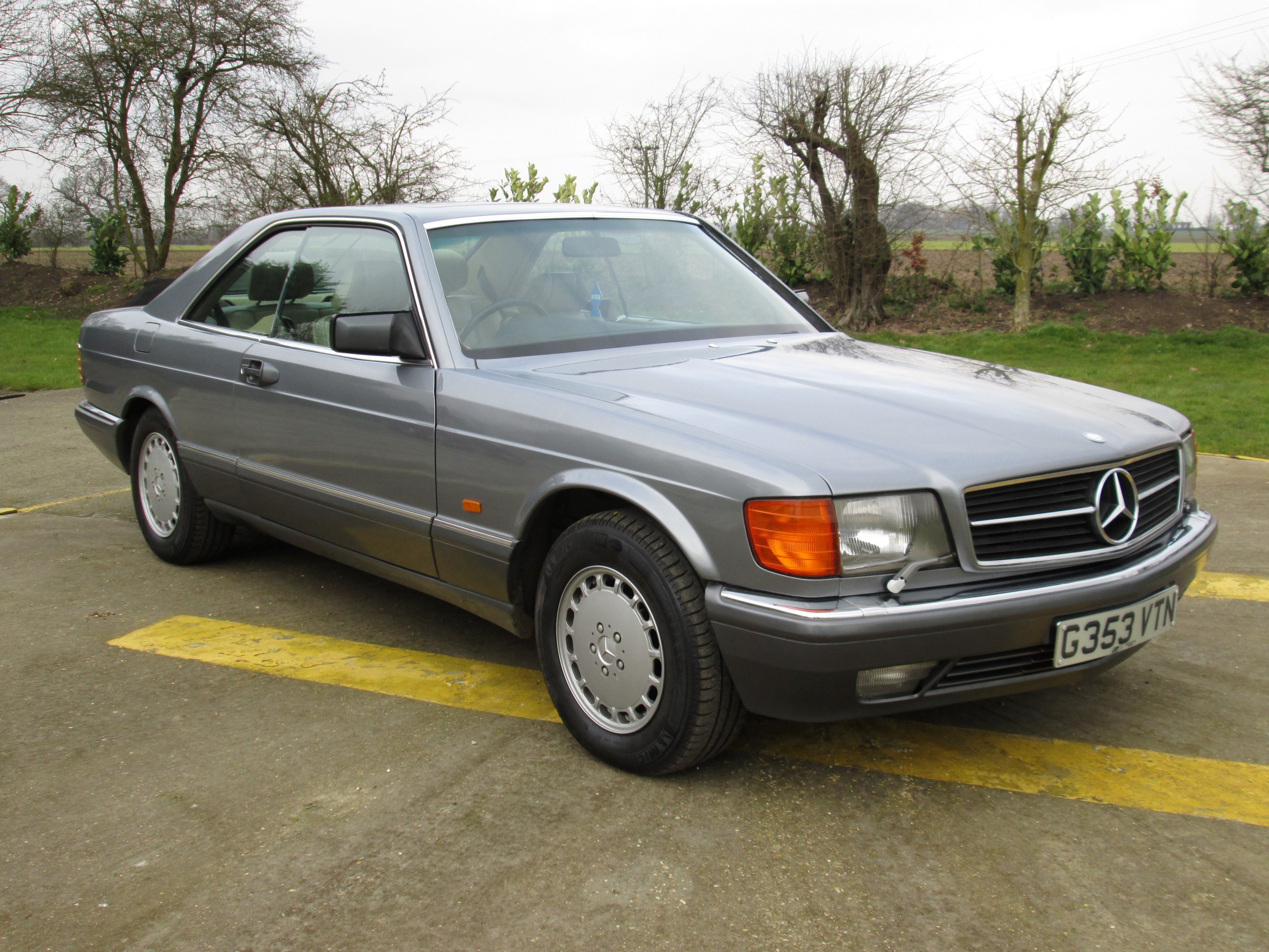 * Regretfully Withdrawn * 1990 Mercedes-Benz 560 SEC (Insurance marker)