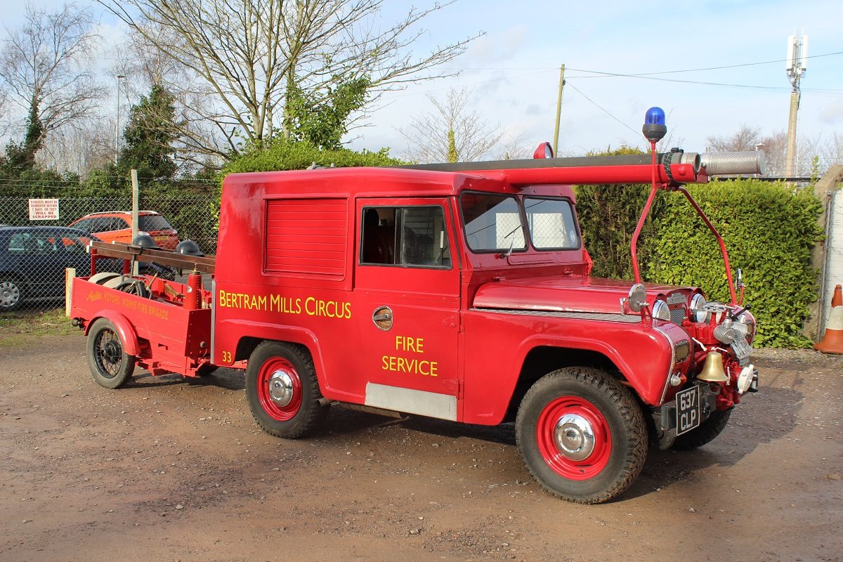 Austin Gipsy Fire Engine and Trailer 1961