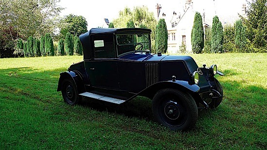 renault type nn. â€“ cabriolet Â« tous temps Â» 1925 nÂ° De SÃ©rie : 191.2