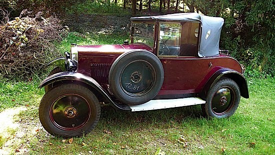peugeot type 172.M. cabriolet 1927 nÂ° De SÃ©rie : 195 .538 puiSSAnC