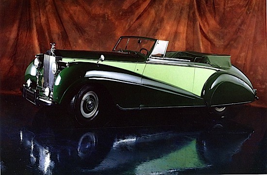 ROLLS ROYCE Silver Dawn cabriolet sÃ©rie F 1954 Ex Baron Empain # L
