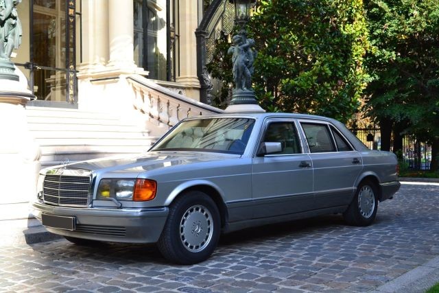 1987 Mercedes-Benz 500 SEL BlindÃ©e Ex Groupe Dassault sans/no rese