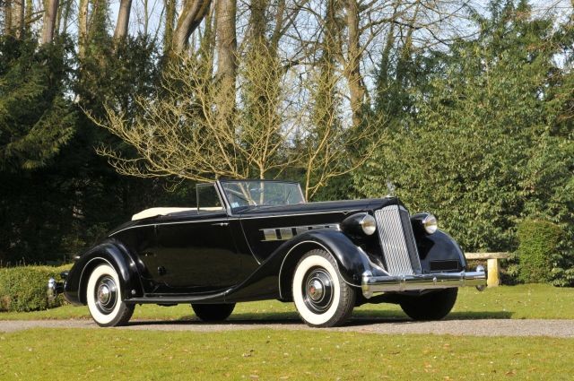 1936 PACKARD SUPER EIGHT CABRIOLET Collection AndrÃ© Lecoq no reser