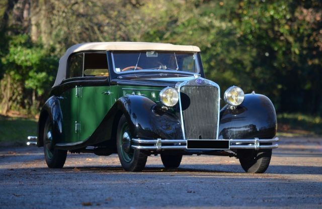 1937 Delage D8-100 cabriolet quatre portes par Labourdette No reserv