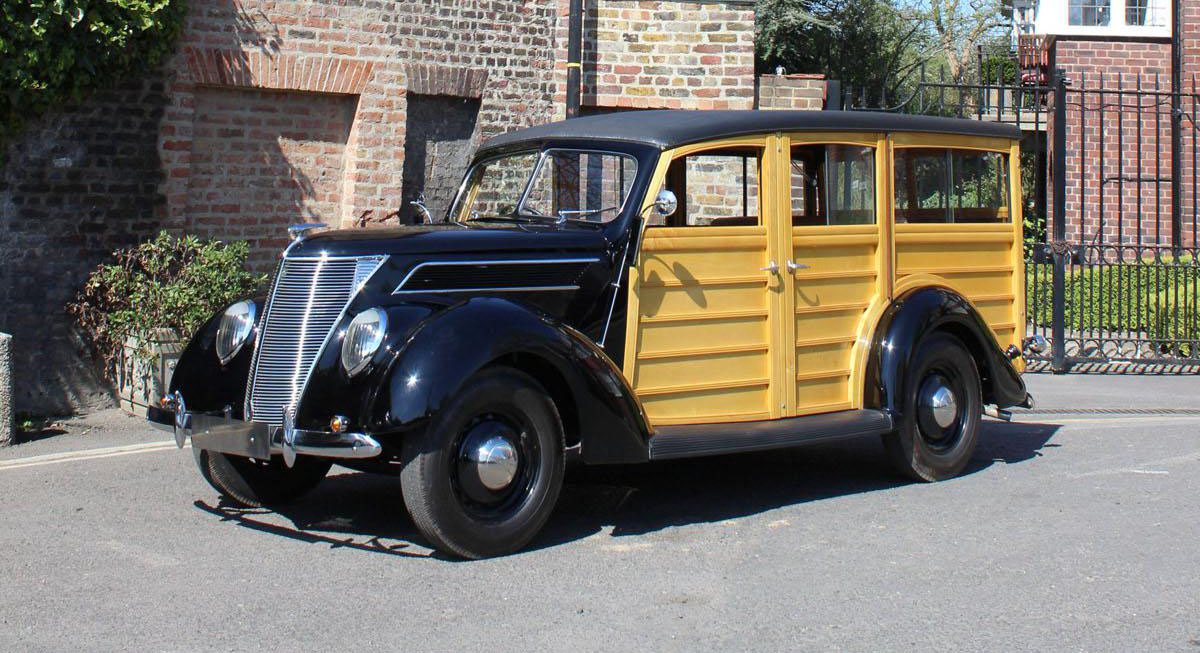 1937  Ford  V8  Model 78  â€œWoodyâ€ Station Wagon