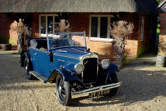 1934 Austin 10/4 Cabriolet with Dickey