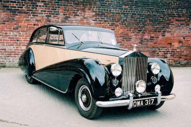 1951 Rolls-Royce Silver Wraith 4,566cc Saloon Coachwork by Park Ward & Co. Ltd.