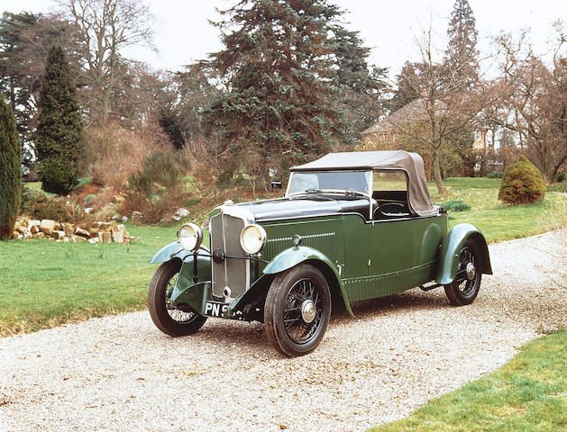 1932 Rover 10/25hp 'Nizam' Roadster Coachwork by Carbodies