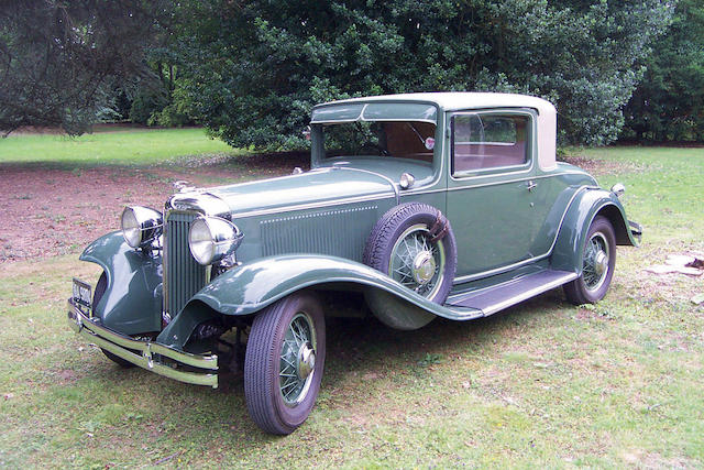 1931 Chrysler CD Eight Rumble Seat Coupe Coachwork by Budd