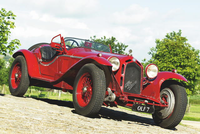 1931-33 2.6-litre engined Alfa Romeo TWO-SEAT SPIDER CORSA - COACHWORK IN THE STYLE OF CARROZZERIA TOURING
