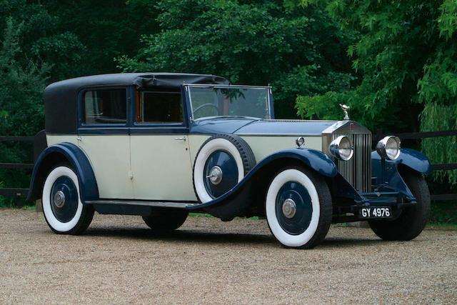 1929 Rolls-Royce Phantom II 40/50hp Sedanca de Ville Coachwork by Barker