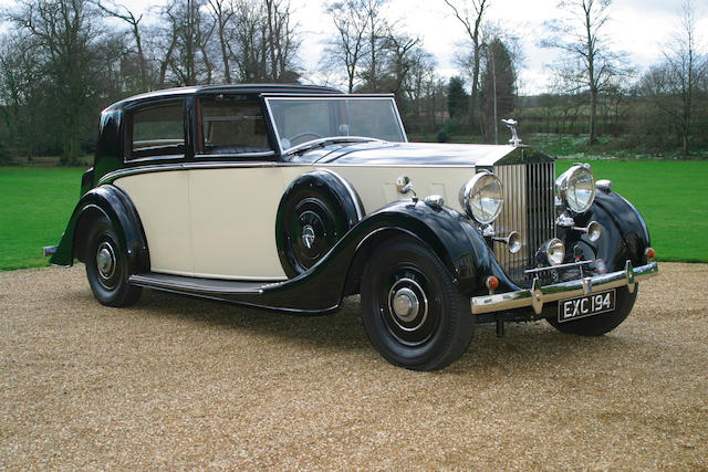 1937 Rolls-Royce 40/50hp Phantom III Sedanca De Ville Coachwork by H J Mulliner & Co. Ltd.