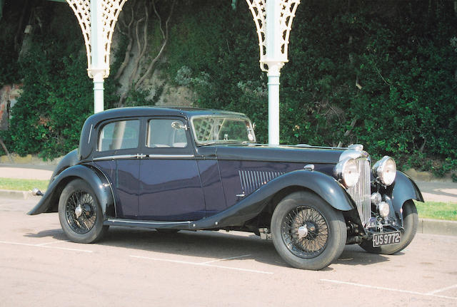 1934 Lagonda M45 Rapide Close–Coupled Pillarless Saloon Coachwork by J.Gurney Nutting Ltd.