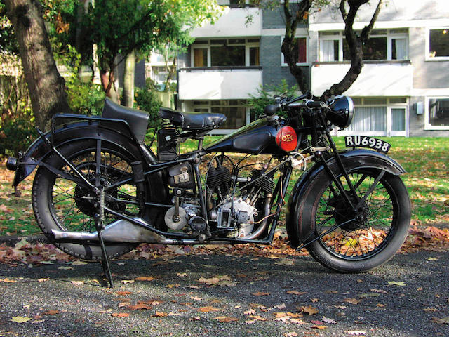 1928 OEC 750cc Motorcycle Combination