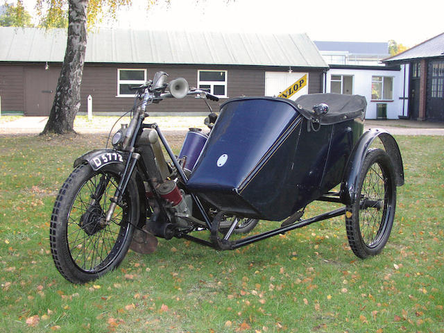 1913 Scott 532cc Motorcycle Combination