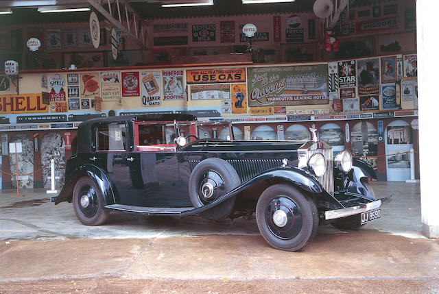 1933 Rolls-Royce Phantom II 40/50hp Continental Sedanca de Ville Coachwork by Barker & Co