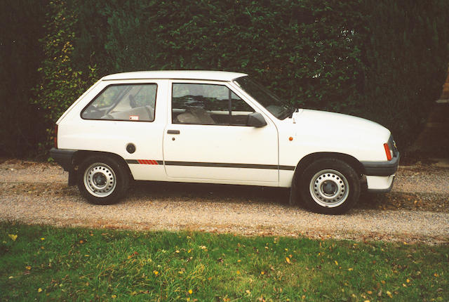 1989 Vauxhall Nova Two Door Hatchback
