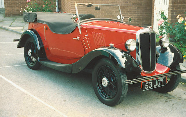 1936 Morris 8 Four Seater Tourer