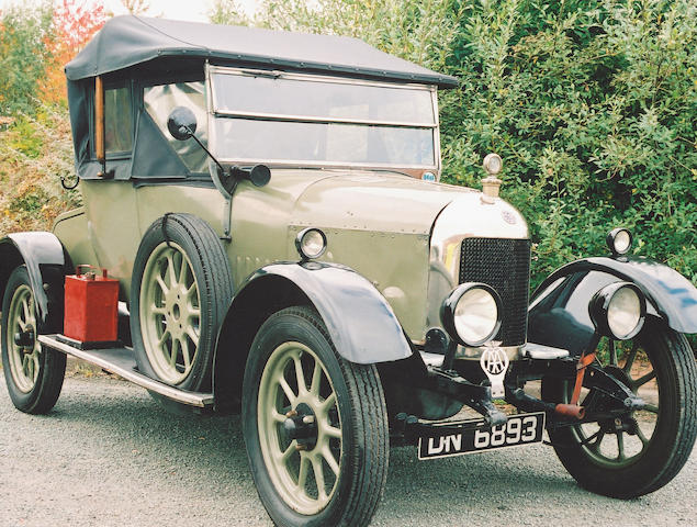 1925 Morris Cowley Bullnose11.9hp Two Seater and Dickey