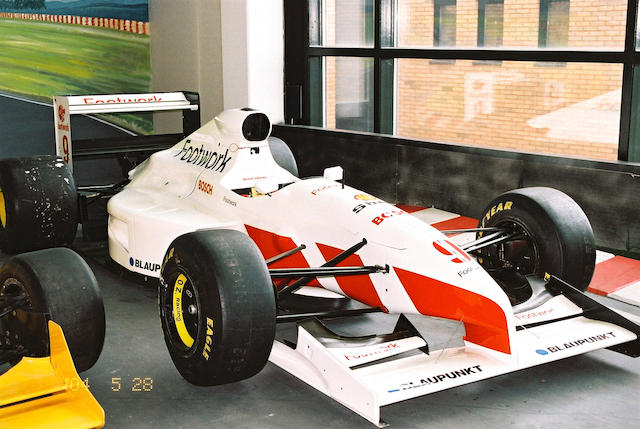 1991 Arrows Footwork FA12 Formula 1 Racing Single-Seater