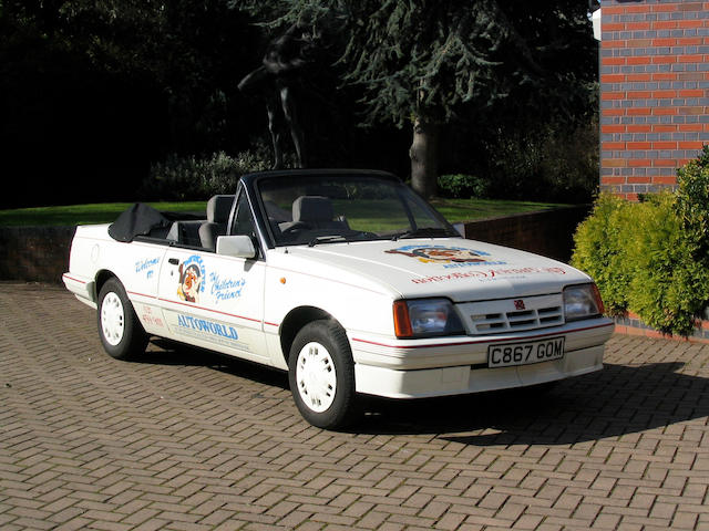 1986 1.8-litre Vauxhall Cavalier Two Door Convertible