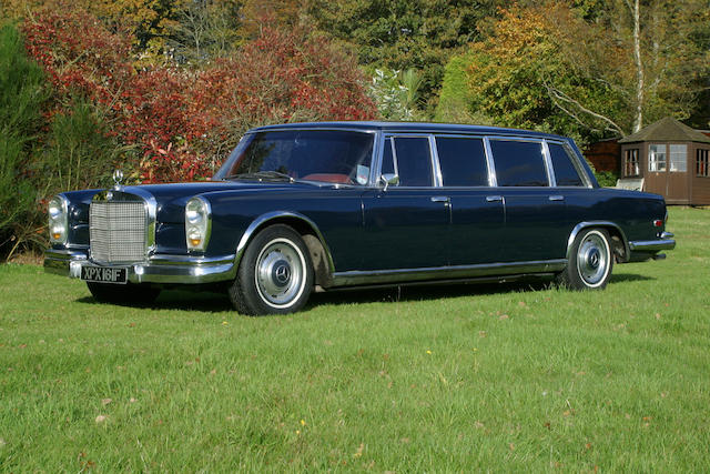 1968 Mercedes 600 Pullman Six Door Seven passenger Limousine with folding seats, without division 