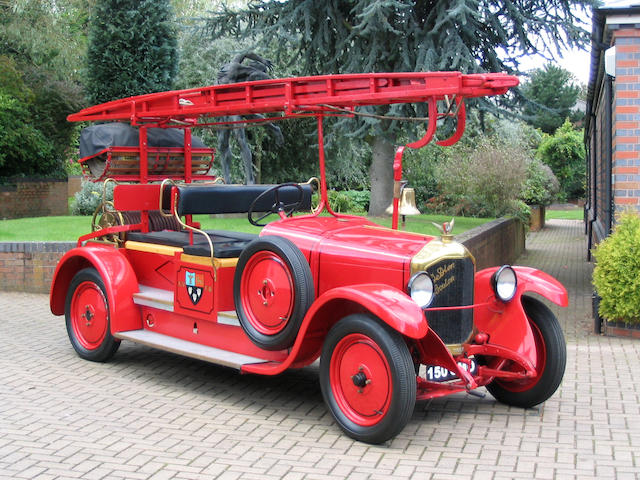 1923 De Dion Type IS 12/24hp Fire Engine with Tender Trailer