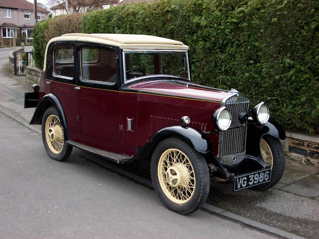 1931 Triumph Scorpion 12 Type S Saloon