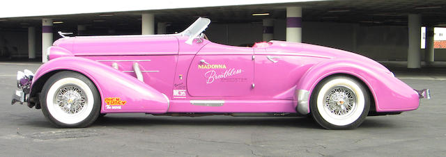 1969 Auburn Replica driven by Madonna  Dick Tracy  Warner Brothers, 1990.
