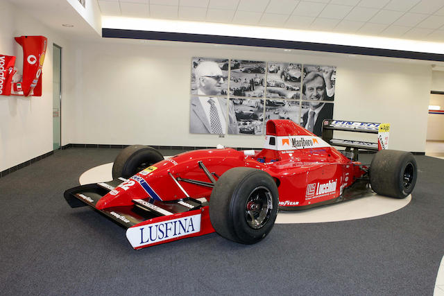 1992 BMS Dallara-Ferrari F192 FORMULA 1 RACING SINGLE-SEATER