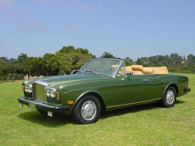 1980 Bentley Corniche Series II Convertible