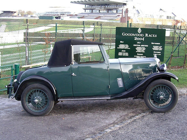 1933 Riley 9hp Ascot Drophead Coupe