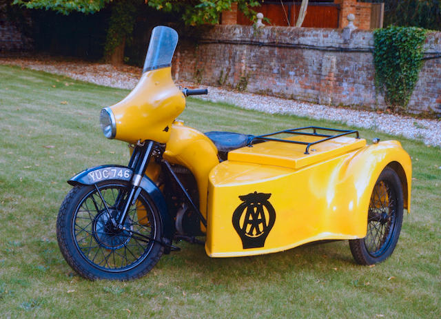 c.1961 BSA 591cc M21 ‘AA’ Motorcycle Combination