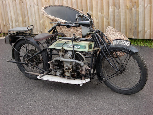 1912 Williamson 964cc 8hp Sidecar Outfit