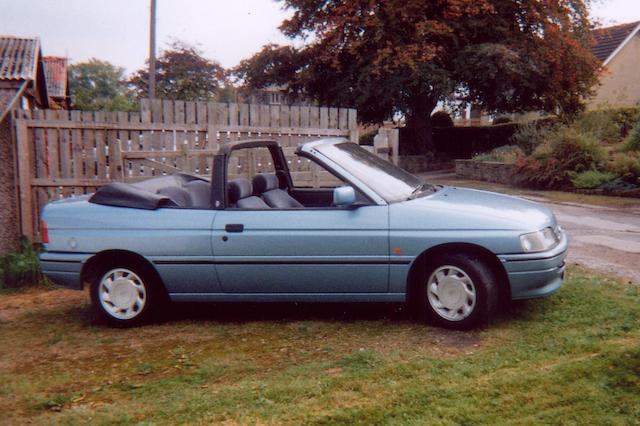 1991 Ford Escort 1600EFI Ghia Cabriolet