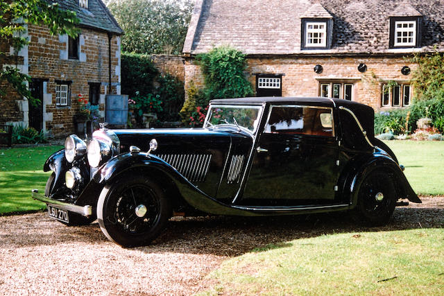 1934 Bentley 3 1/2-Litre Three-Position Drophead Coupé by Windover
