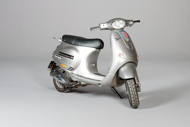A Piaggio Vespa ET4 scooter