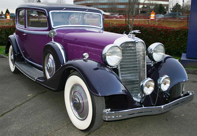 1933 Lincoln KB Victoria Coupe