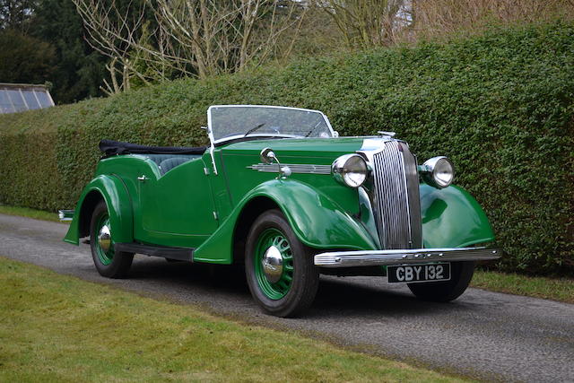 1936 Vauxhall 14hp DX Light Six Tourer