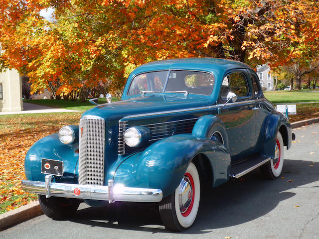 1937 LaSalle Model 5027 Rumble Seat Sport Coupe with Dual Sidemounts