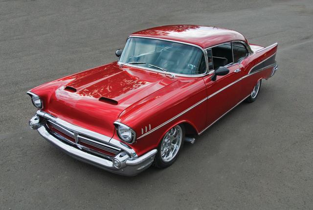 1957 CHEVROLET BEL AIR COUPE HOT ROD 
