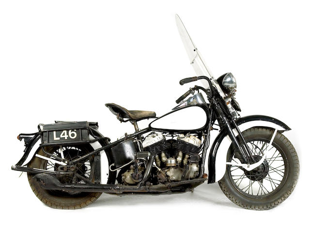 1938 Harley-Davidson 74ci UL Police Spec