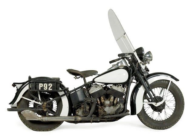 1937 Harley-Davidson 74ci UL Police Spec