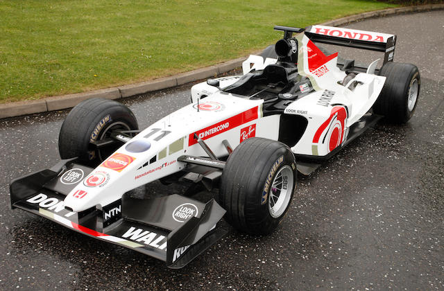 2003 BAR-Honda 005 Formula 1 Racing Single-Seater 1:1 scale show car based upon original chassis