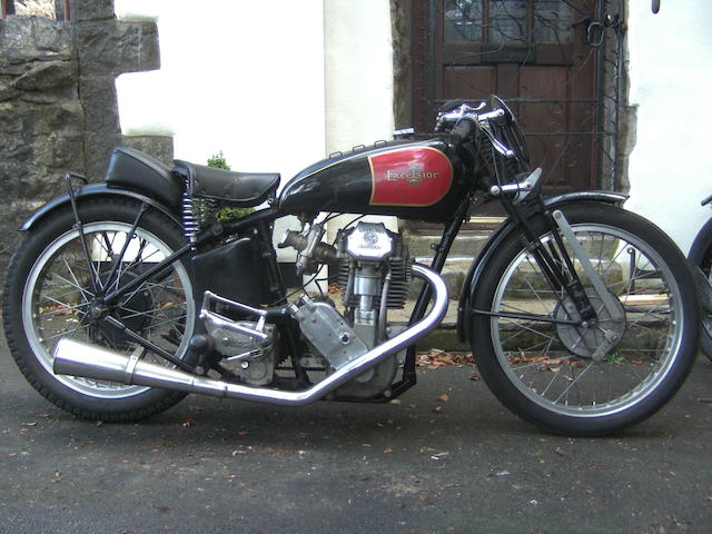 1936 Excelsior 350cc Manxman Racing Motorcycle