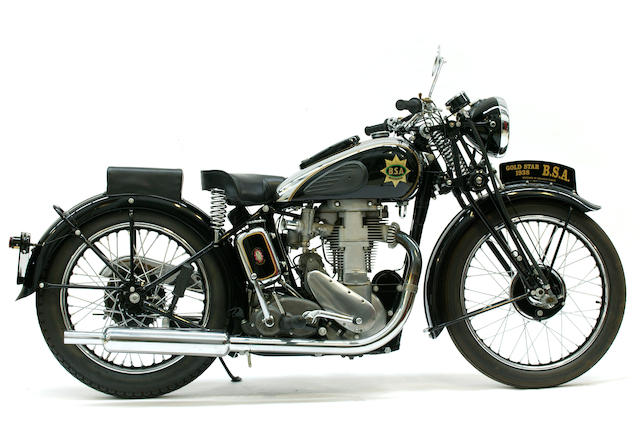1938 BSA 500cc M24 Gold Star
