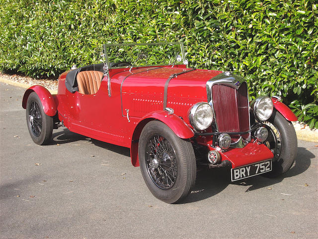 1937 Riley 12/4 1½-Litre Sports Two-seater