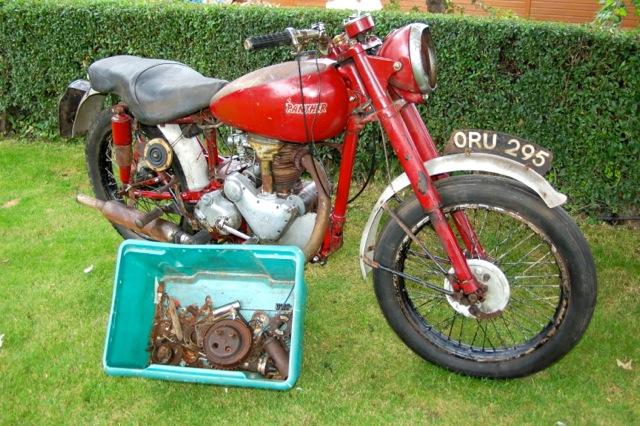 1954 Panther 350cc Model 75 Project