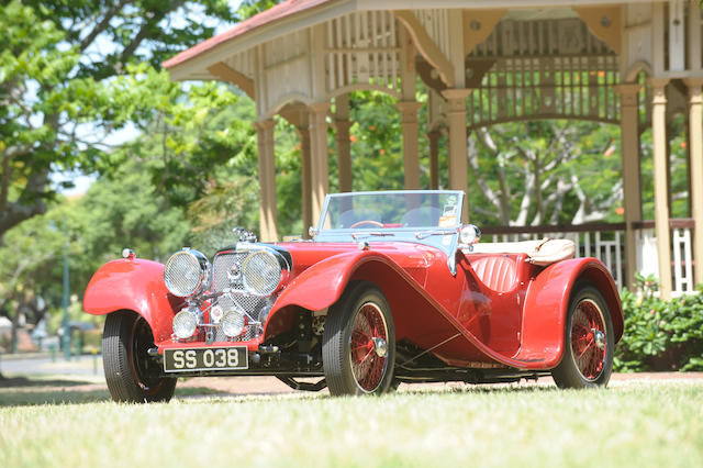 1938 SS Jaguar 100 Recreation