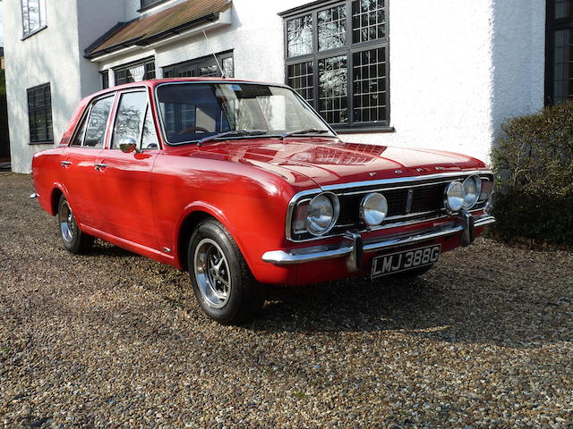 1969 Ford Cortina MkII Deluxe Saloon to ‘1600E’ Specification